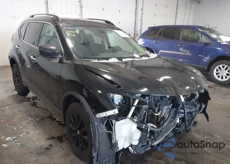 2017 Nissan Rogue Sv из США, поврежденный, VIN 5N1AT2MV4HC848045